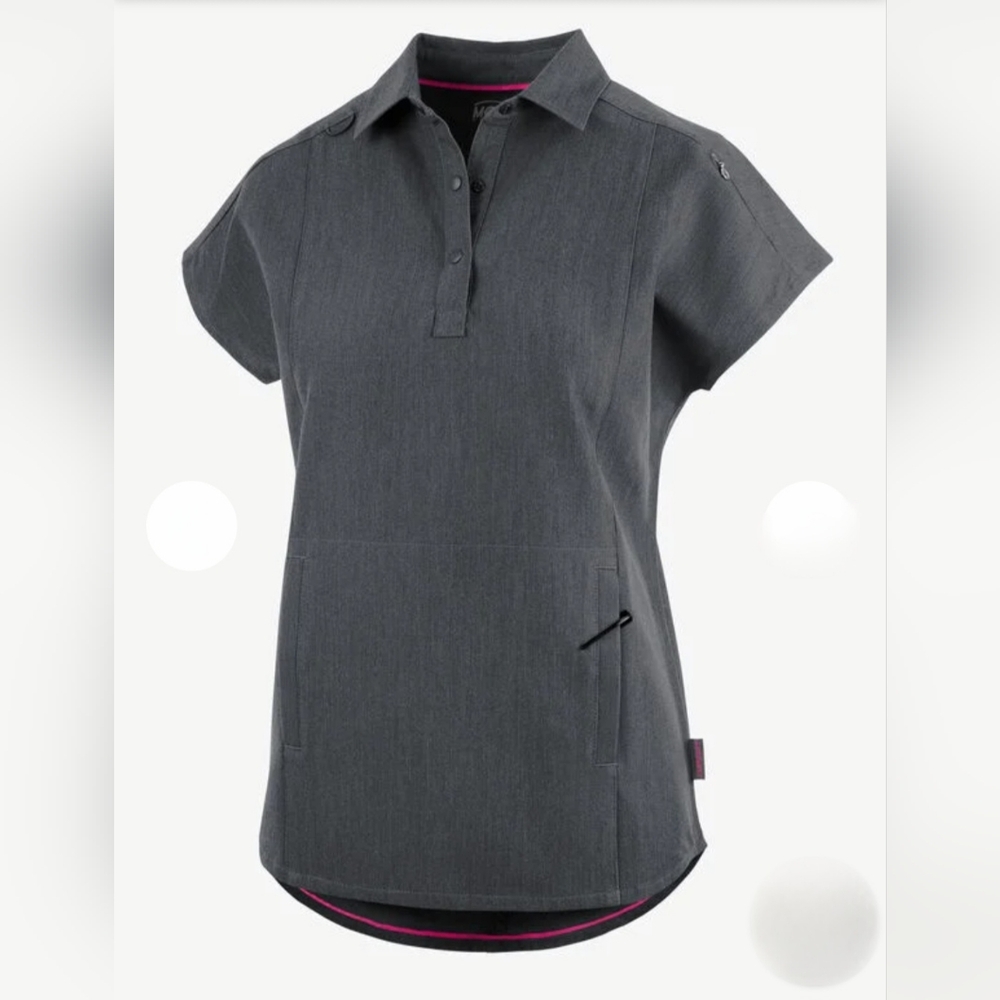 Uniform Advantage Charcoal Button Down Shirt